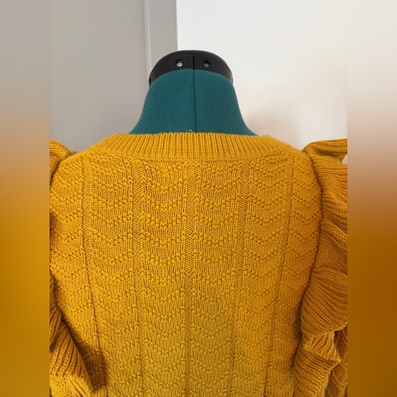 NWT PER UNA (Marks & Spencer) Mustard Knit Sweater - Picture 2 of 10